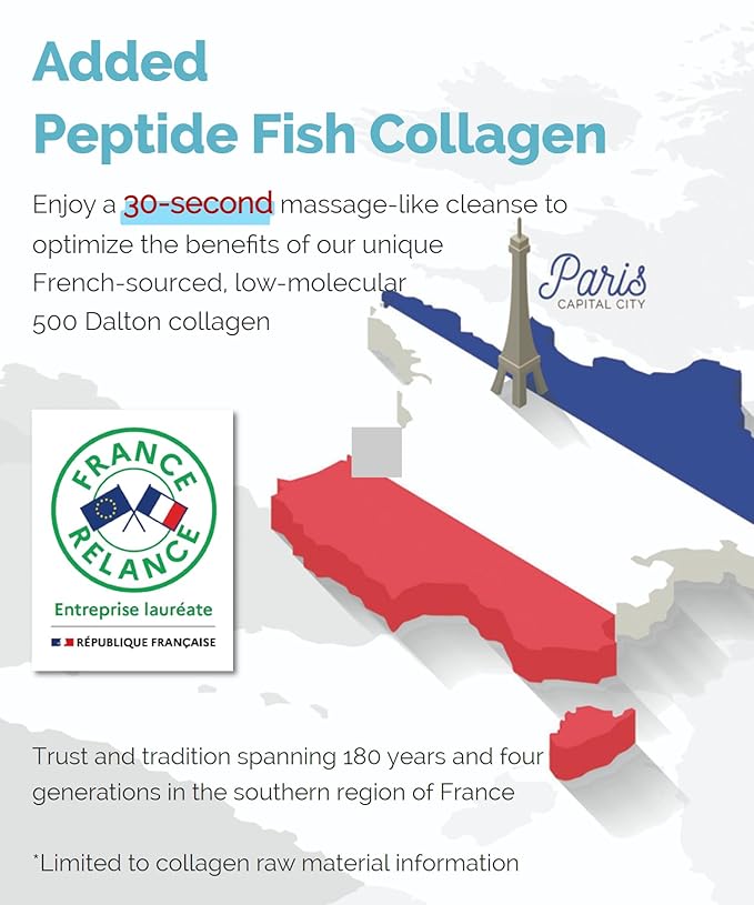 UNIZAAR Fill Collagen Enzyme Powder Face Wash Set of 2 – (0.007 oz * 60EA) Luxurious French Collagen & Urea Infused Korean Cleanser, Travel Face Wash, Travel Size Face Wash for Women, Korean Skin Care-FemmiqueWomen