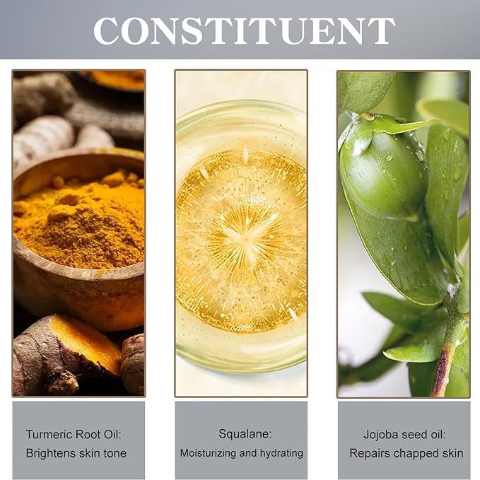 2PCS Natural Plant lip balm Pink Lips Serum Lightening Dark Lips Bleaching Essence Lip Balm Repair Fine Lines Brighten Moisture Exfoliator Lip Care (Orange)-FemmiqueWomen