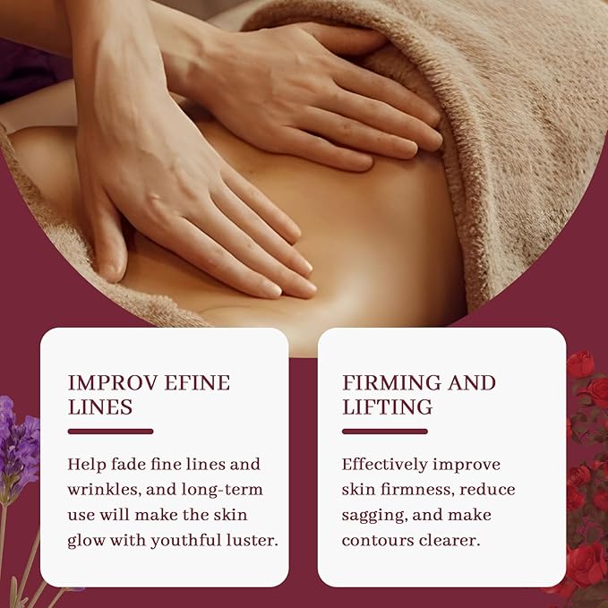 Magic Body Firming Oil, Luxury Body Oil for Crepe Skin, Tightening & Hydrating Body Oil After Shower with Vitamin E and Rosehip, Non-Greasy Body Serum Oil for Thighs, Arms, Chest, 100ML / 3.38 Fl Oz-FemmiqueWomen