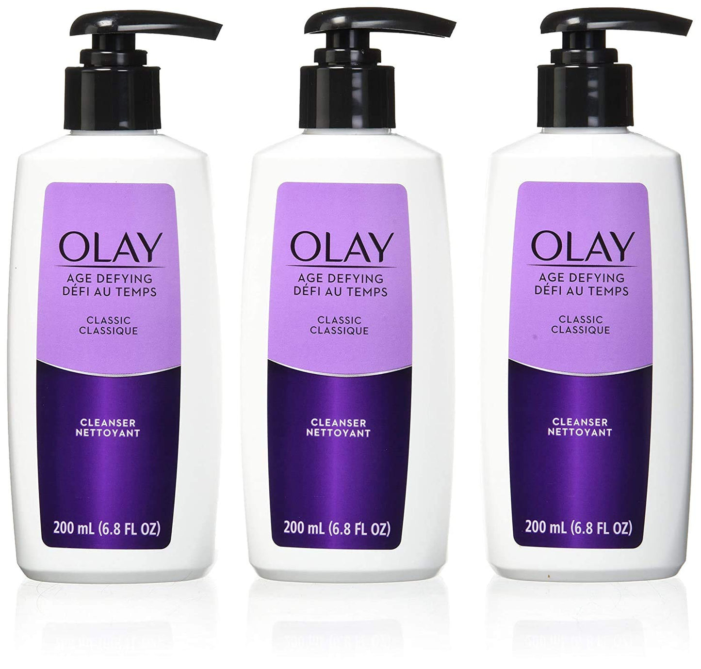 Face Wash by Olay Age Defying Classic Facial Cleanser 6.8 Fl Oz (Pack of 3)-FemmiqueWomen