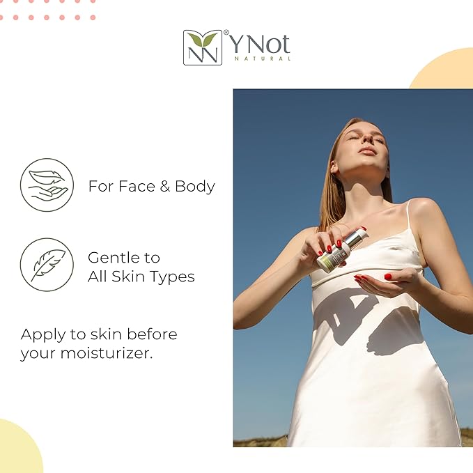 Australian Emu Oil with Vitamin E & C - 50mL Skin Brightener Serum for Face & Body to Reduce Visible Signs of Aging, Spots & Sun Damage - Antioxidant w/Omega 3 6 9 & Essential Oils by Y-Not Natural-FemmiqueWomen