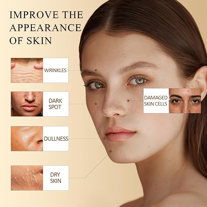 Vitamin C Turmeric Face Oil, Skin Moisturizing, Firming Vitamin C Oil, Turmeric Oil for Dry Skin, Wrinkles, and Uneven Skin Tone, Anti-Aging Care 1 Fl Oz-FemmiqueWomen