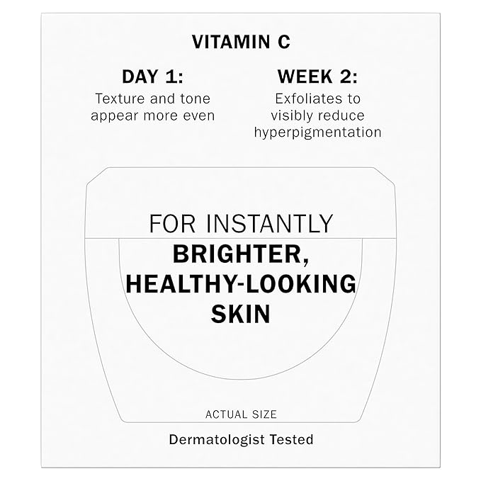 Olay Vitamin C Face Moisturizer, Brightening Cream for Women, Instant Hydration, Evens Tone, Dark Spot & Hyperpigmentation Reduction, Glowing Skin Care - Niaciniamide, Lactic Acid, 1.7 Oz-FemmiqueWomen