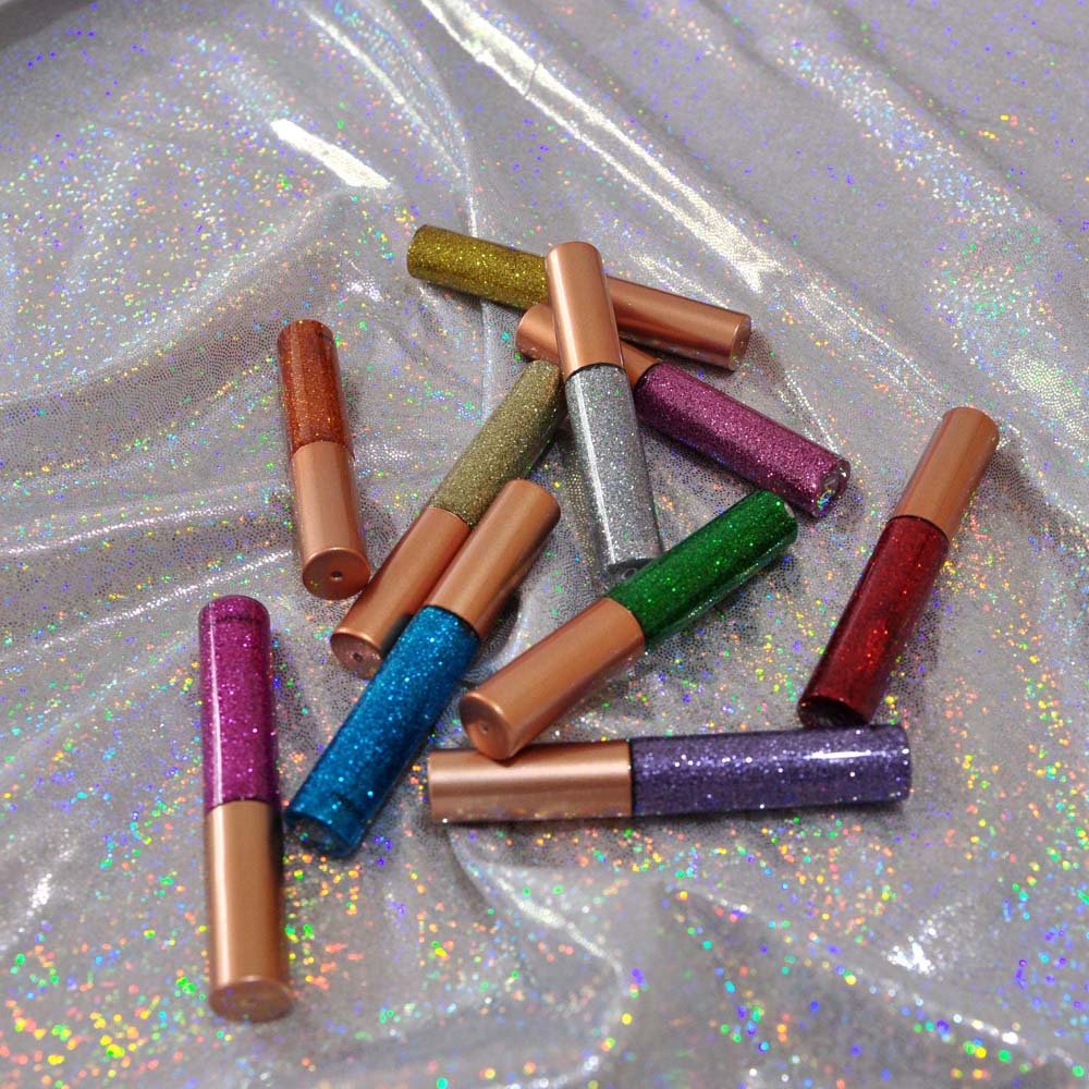 10 Colors Liquid Glitter Eyeliner Metallic Shimmer Glitter Eyeshadow Pigment Eyebrown Shimmer Waterproof Face Lips Art for Party Festival Makeup-FemmiqueWomen