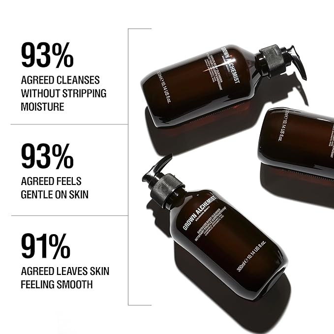 Grown Alchemist Energize Body Cleanser. Chamomile, Bergamot & Rose Body Cleanser. Gentle Body Wash. Hydrates & Cleanses Skin (500 ml)-FemmiqueWomen