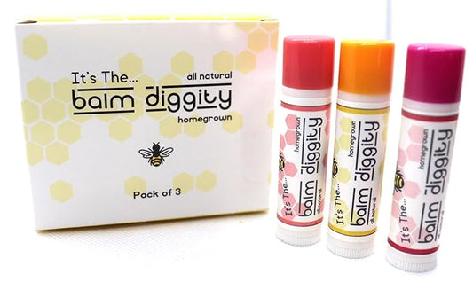 It's The Balm Diggity Beeswax All Natural, Moisturizing, And Nourishing Lip Balm, Made With Only 5 Ingredients, 1 tube, 0.15 ounces (3-PACK)-FemmiqueWomen