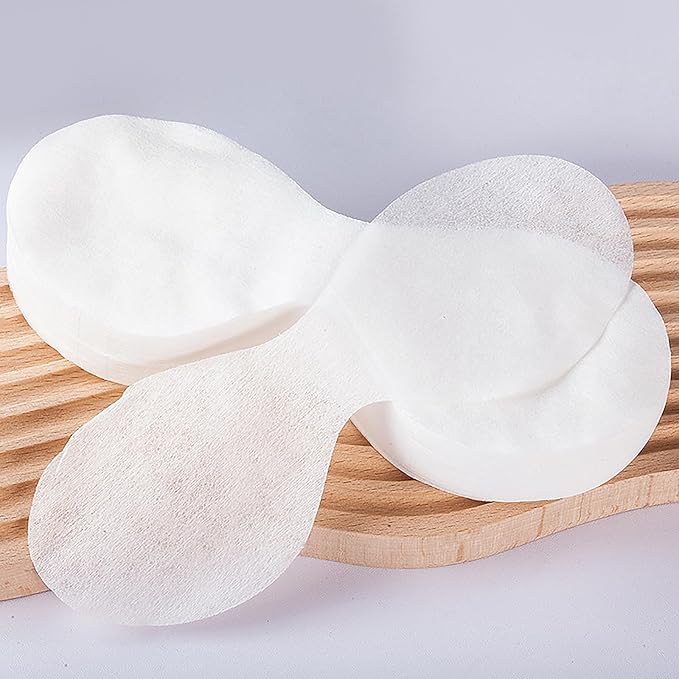 100 Sheets Disposable Eye Mask Paper,Non Woven Eye Care Cotton,Eye Pads for Facials,Patches Paper Eye Covers,DIY Clear Eye Mask Paper Beauty Sheets for Makeup Skincare Spa Wrap Moisture Retention-FemmiqueWomen