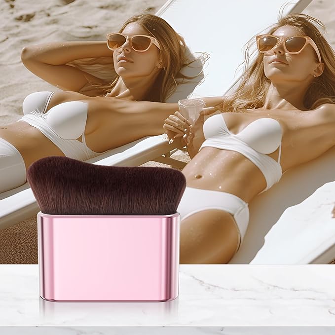 docolor Self Tanner Brush Body Makeup Brush for Flawless Face and Body Makeup, Sunless Tanner Blending Brush Body Brush for Self Tanner, Bronzer, Foundation, Vegan & Cruelty Free-FemmiqueWomen