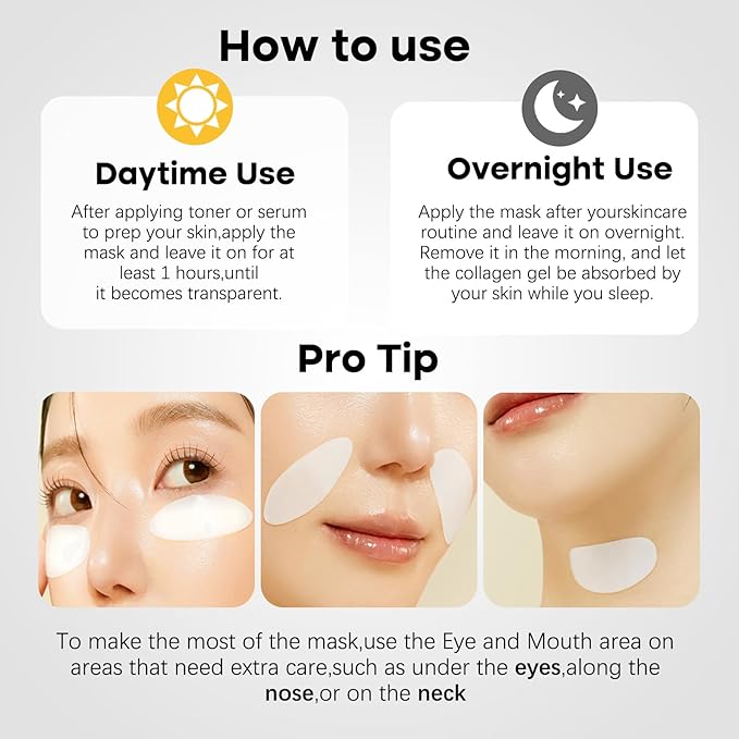 ISTON 4-in-1 Bio-Collagen Real Deep Mask Set -Plump Sagging Skin,Deep Hydration,Soothe & Repair,Nourish & Firm, Overnight Hydrogel Mask for All Skin Type-FemmiqueWomen