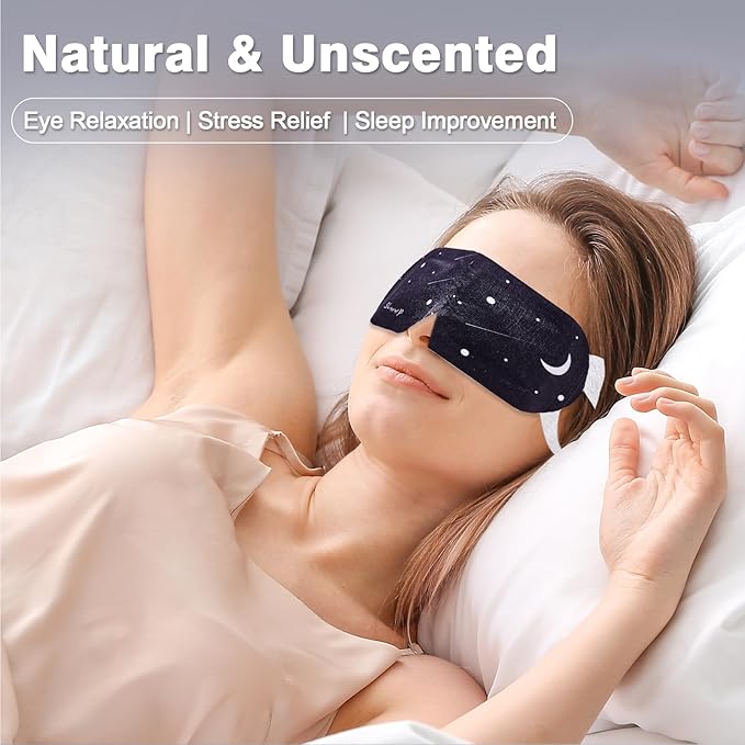 15PCS Steam Eye Mask, No Scent, Self-Heating Eye Mask, Eye SPA Mask, Relieve Eye Strain Fatique, Dark Circles, Puffiness(15pcs)-FemmiqueWomen