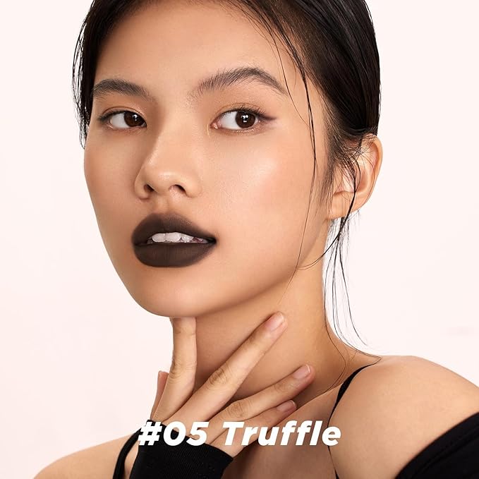 ITY Velvet Matte Finish Lip Stain-Mousse Textured Lip Clay, Red Shade, Conceals Lip Lines, Rich Pigment Lip Tint Lipsticks, 0.14 oz (4g) in Earthy, Truffle.-FemmiqueWomen