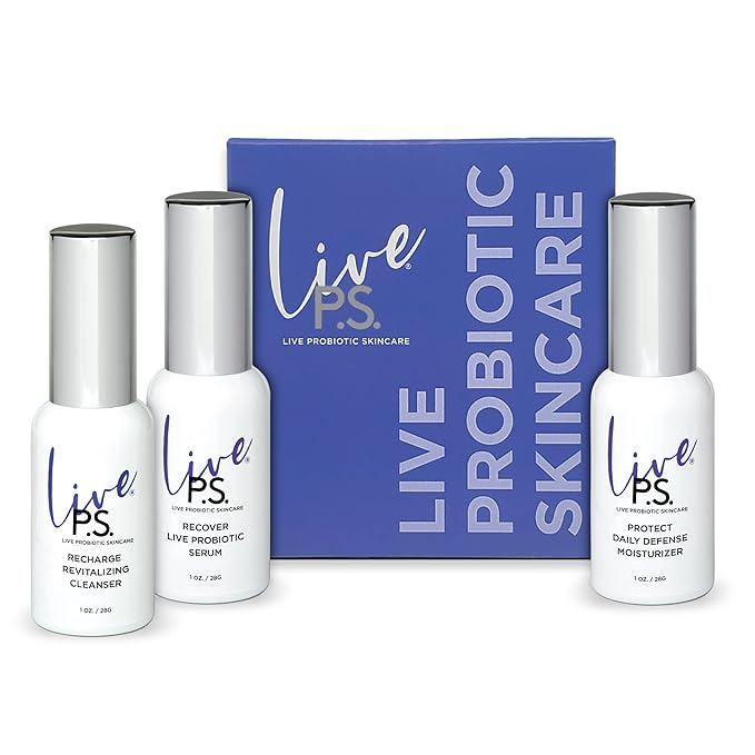 3-Step Skin Care Kit – Face Cleanser, Probiotic Serum & Moisturizer – Ultimate Recipe for Balanced, Glowing, Hydrated Skin – Perfect for All Skin Types – Travel Size – Vegan & Cruelty-Free-FemmiqueWomen