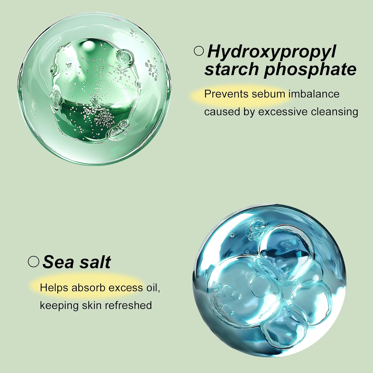 PORCOPE Gentle Moisturizing Cleanser with Amino Acids and Sea Salt Effective Oil Control for Oily and Sensitive Skin, Daily Face Wash 200ml-FemmiqueWomen