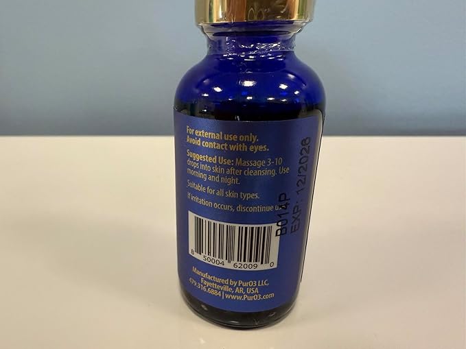 PurO3 Beauty Oil – Vegan Hydrating Face Oil with Activated Oxygen – Natural Skin Care for Radiant and Smooth Skin, 30 ml-FemmiqueWomen