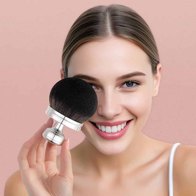 docolor Extra Large Body Makeup Brush For Self Tanner, 3 Inch Width Self Tanning Brush Kabuki Brush, Soft synthetic hair, for Foundation, self-tanners, bronzer, sun blocks, powder, For Face and Body-FemmiqueWomen