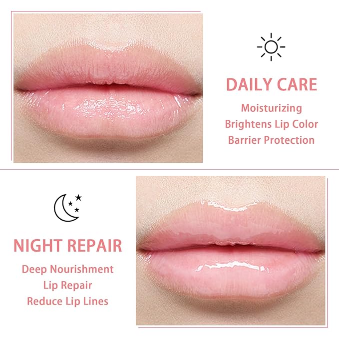 3 Pcs Bee Lip Balm Honey Pot, Coconut Watermelon Apple Lime Lip Mask Overnight, Moisturizing Lip Sleeping Mask, Hydrate Repair Prevent Dry Cracked Lip Exfoliator (Coconut +Watermelon+Apple Lime)-FemmiqueWomen