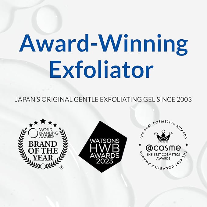 Cure by Toyo | Aqua Gel Gentle Exfoliator | Clear and Softer Skin | Non-Abrasive Face and Body Cleanser | Sensitive Skin | 3 Pack-FemmiqueWomen