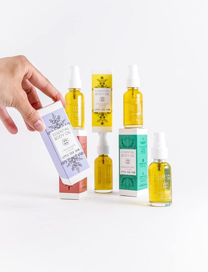 Little Seed Farm Essential Body Oil, Rosemary Mint, 4oz-FemmiqueWomen