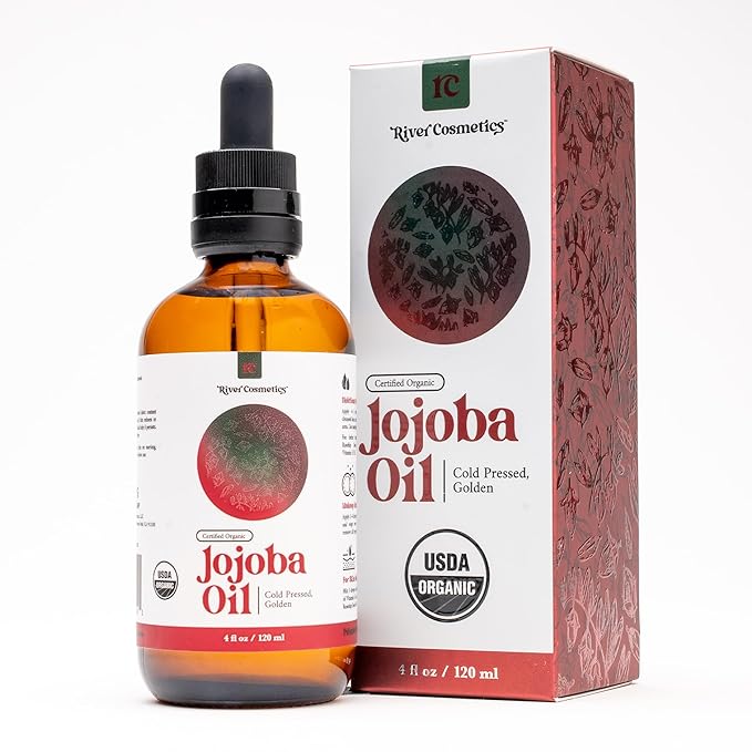 Organic Jojoba Oil, Cold Pressed Jojoba Oil for Face, Skin Care, and Hair Care, USDA Certified Organic 100% Pure, Hexane Free, 4 Fl Oz.-FemmiqueWomen