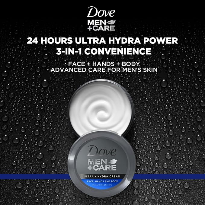 Dove Men+Care Ultra Hydra Cream Lotion, 2.53 Fl Oz (Pack of 12)-FemmiqueWomen