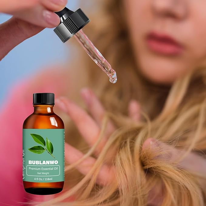 Organic Camphor Essential Oil for Damaged Hair Water Toner Spray for Face Skin Care Soaps Skin Hydration Bath Facial Mist Toner 118 ml-FemmiqueWomen