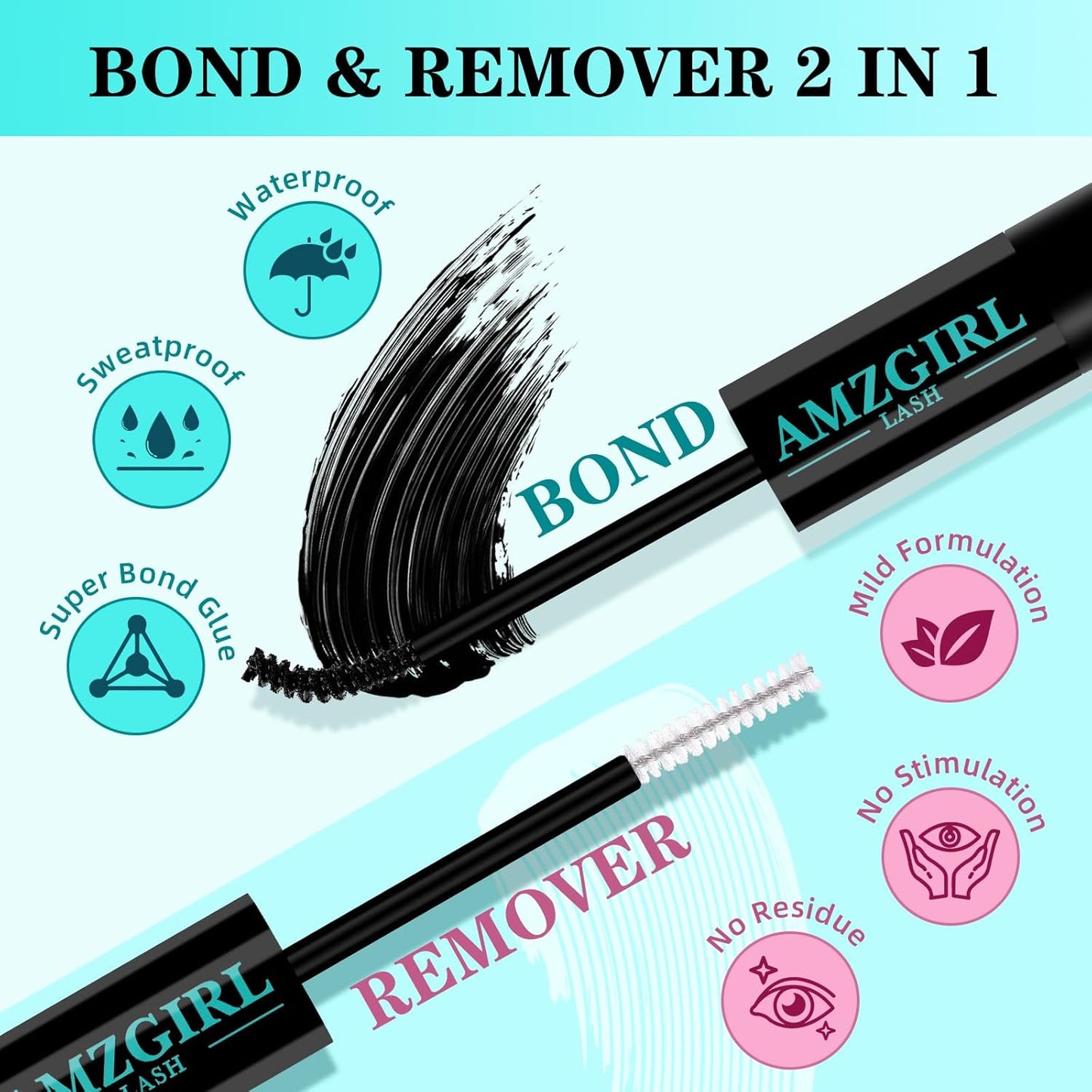 Lash Clusters Kit 200PCS 50D Eyelash Extension Kit D Curl Wispy Eyelash Clusters DIY Natural Individual Lashes Kits Lashes Extensions Kit with Lash Bond and Remover Eyelash Tweezer at Home-FemmiqueWomen