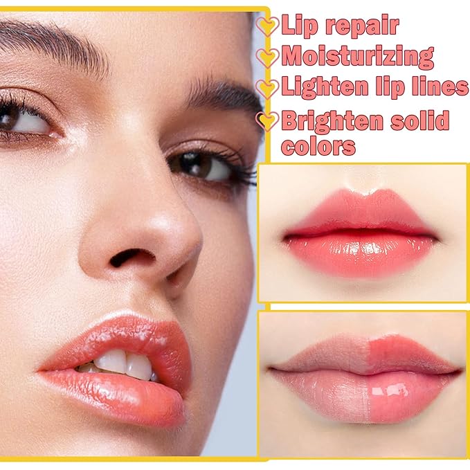 2Pcs Honey Pot Bee Lip Balm with Honey Spoon,Honey Lip Sleeping Mask Overnight 24HR Repair Lip Reduces Lip Lines,Exfoliator Moisturizing Moisture Dry & Chapped Lip Care Products-FemmiqueWomen