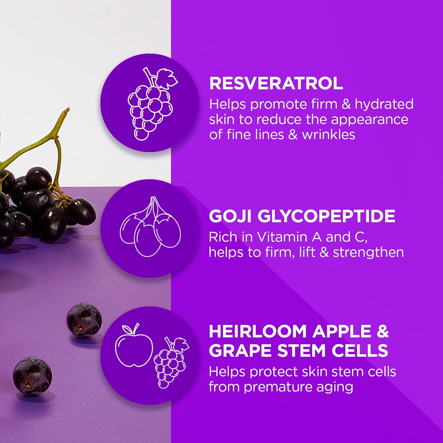 Andalou Naturals, Night Repair Cream Fruit Stem Cell, 1.7 Ounce-FemmiqueWomen