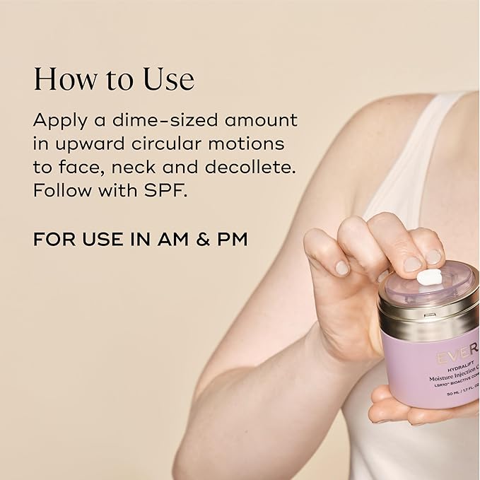 EVER Hydralift Moisturizer (Normal Skin) - Increases skin's ability to retain moisture by 70% - Clinically proven to reduce the top 10 signs of aging - Made in the USA - 1.7oz/50ml-FemmiqueWomen