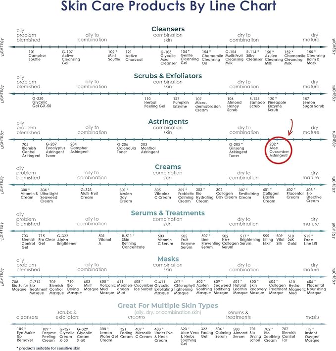 Raya Aloe Cucumber Astringent (202), Facial Toner for Dry and Sensitive Skin - Refreshing, Hydrating and Calming Formula, Gentle Pore Tightening Skincare, Cruelty, Paraben & Alcohol-Free, 8 fl oz-FemmiqueWomen