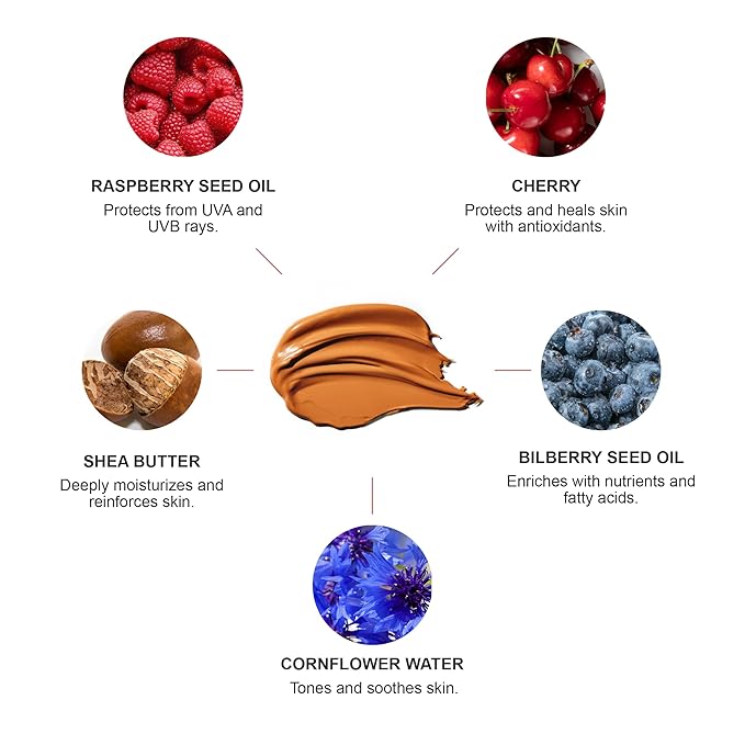 100% PURE BB Cream Shade 30 Radiance Full Face Coverage Skin Care & Glow - All-In-One Primer Concealer & Foundation Makeup - Shimmery, Dewy Youth Tan Color w/Warm Golden Undertone - Vegan - 1 Fl Oz-FemmiqueWomen