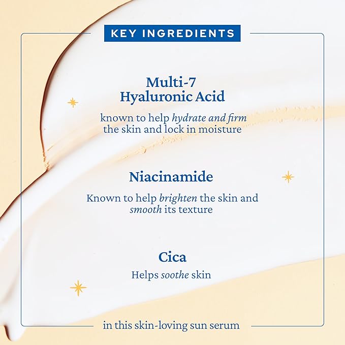 belif Milky Niacinamide Sunscreen SPF 40 – Lightweight & Invisible Sun Serum for Face with 7 Types of Hyaluronic Acid | No White Cast, Non-Comedogenic, Hydrating, Makeup-Gripping Primer (1.69 fl.oz)-FemmiqueWomen