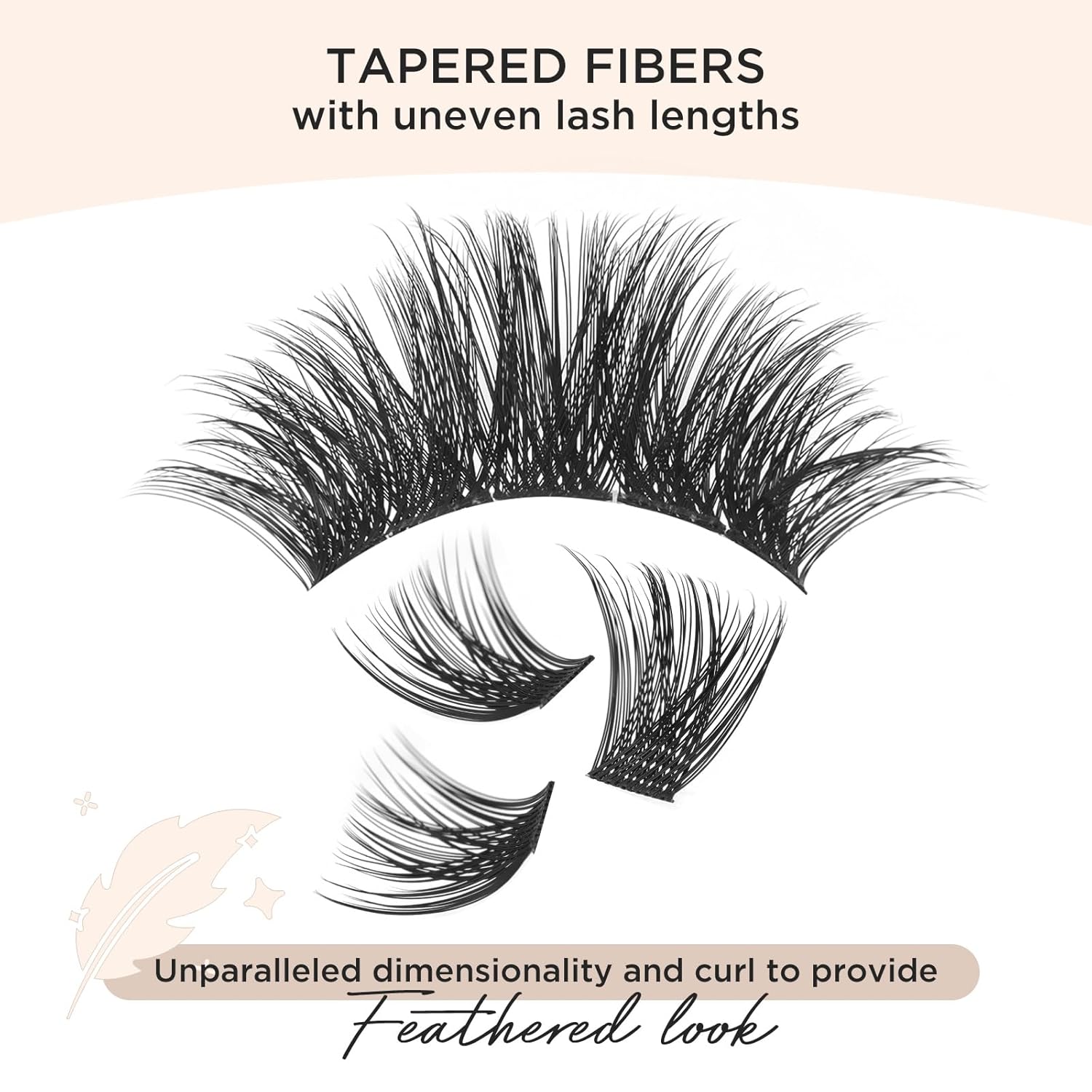 56D Cluster LashesThick Individual Eyelashes D Curl Wispy Lash Clusters Individual Russian Eyelash Extension Fake Eyelash Clusters DIY Flat Lash Extensions by PopUp-FemmiqueWomen