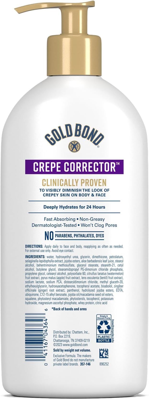 Gold Bond Age Renew Crepe Corrector Body Lotion, Replenishing & Smoothing Formula, 13 oz (Packaging May Vary)-FemmiqueWomen
