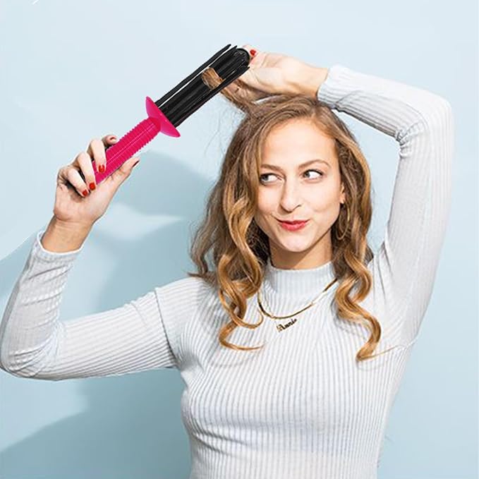 2PCS Curling Roll Comb, Curly Hair Brush for Curly Hair, Three Different Sizes of Styler Curl Brush Hairr Tools for Casual Wear or Special Events-FemmiqueWomen