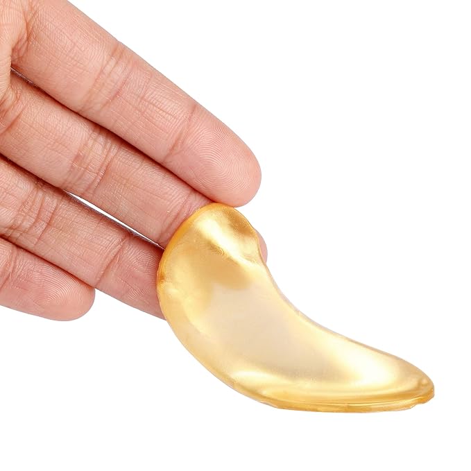 20 Pack Collagen Crystal Lip Masks, Gold Under Eye Masks Set Natural Moisturizing Gel Anti-Aging Anti Chapped Hydrating Reducing Puffiness Dark Circles and Wrinkles Lip Eye Pads for Women Men-FemmiqueWomen