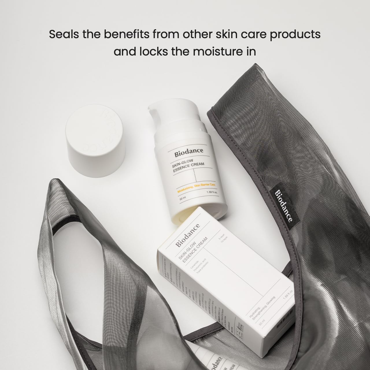 BIODANCE Skin-Glow Essence Cream, Moisturizing, Anti-Aging, Hyaluronic Acid & Ceramide Facial Moisturizer, Korean Skincare | 1.69 fl.oz, 50ml-FemmiqueWomen