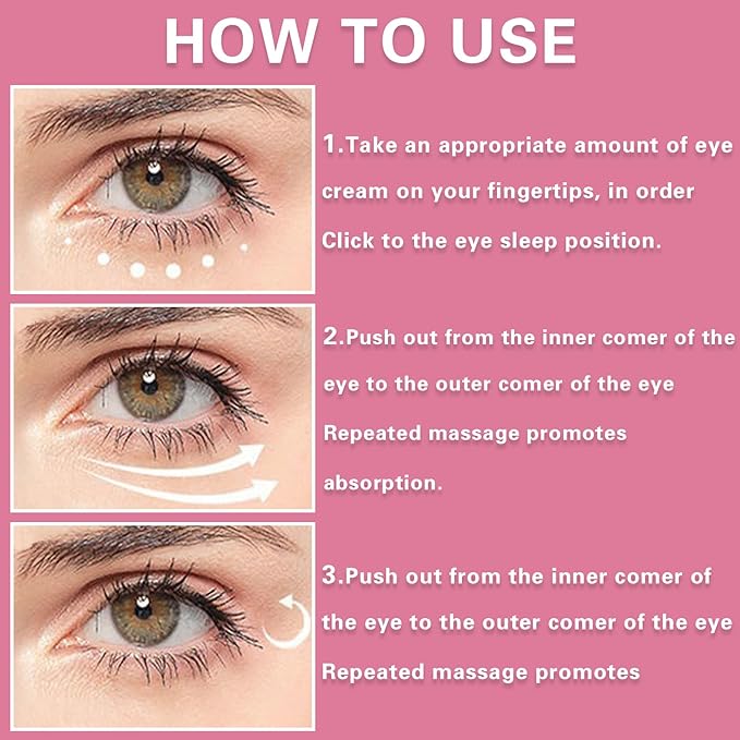 2PCS Under Eye Cream Lift Firm Skin Around the Eyes-FemmiqueWomen