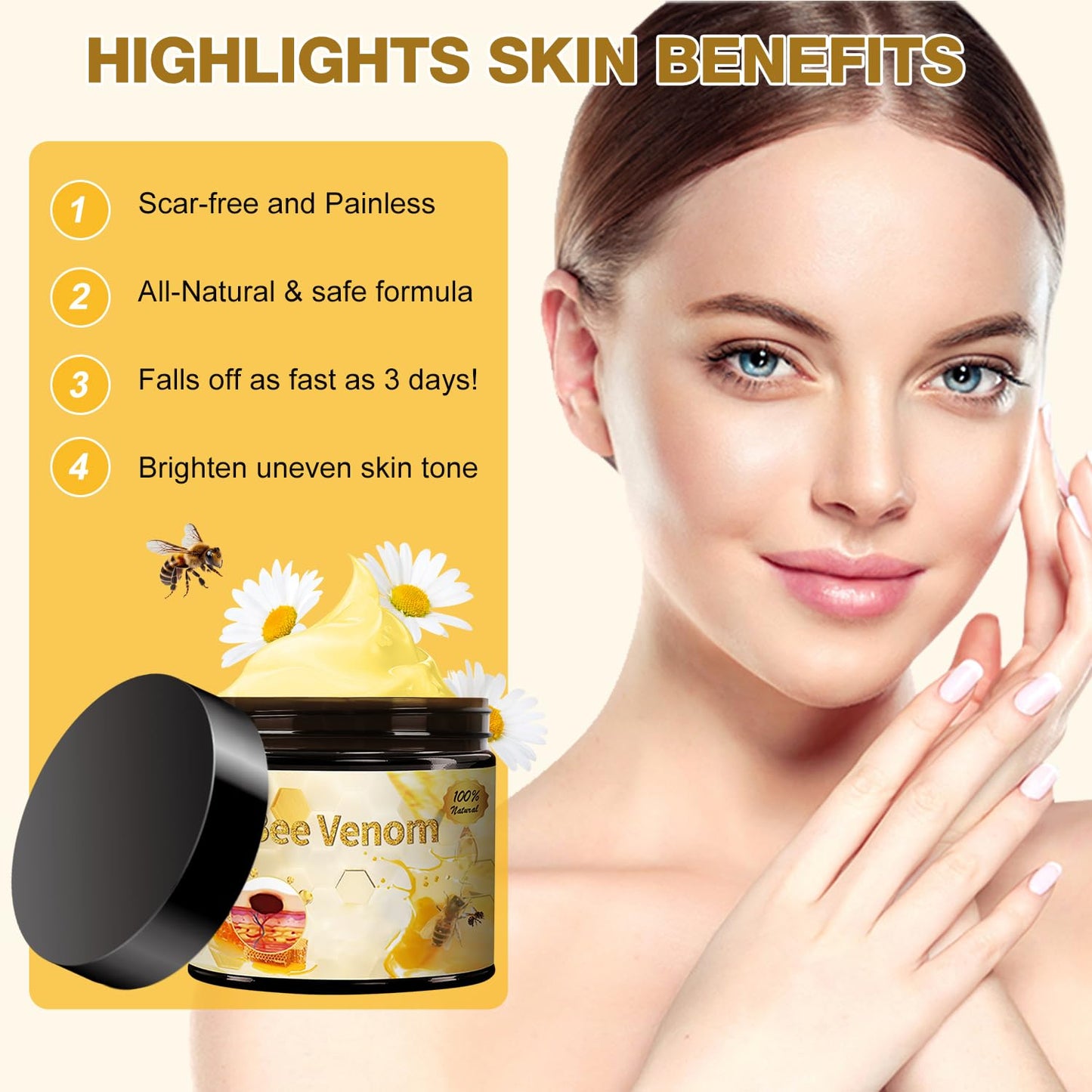 2pcs Bee Venom Treatment, New Professional Bee Venom Repair Cream, Bee Venom Cream for All Body Parts-FemmiqueWomen