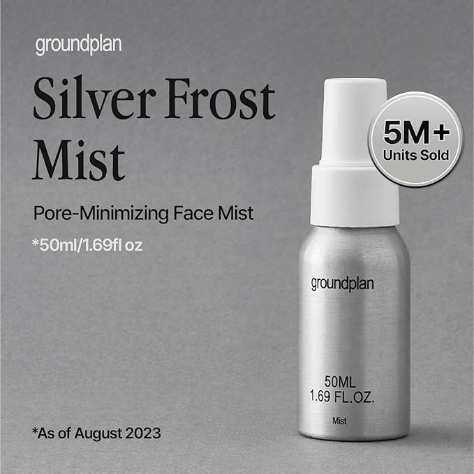 Silver Frost Mist - Facial Barrier Toner Spray with 80% Witch Hazel Water, Cica for Skin Barrier Repair, Recovery for Sensitive Skin, Dewy Hydration, Korean Skin Care (1.69 fl oz)-FemmiqueWomen