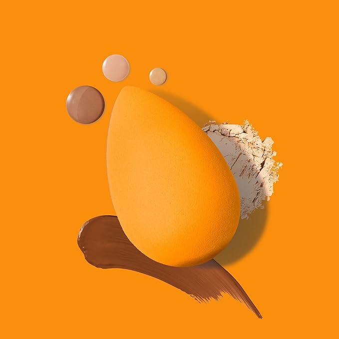 Beautyblender® | Pop Beauty Blender Makeup Sponge, Super-Soft Foam Easily Blends Foundations, Powders & Creams, Made in USA, Reusable, Washable, Streak Free Application, Vegan, Cruelty Free-FemmiqueWomen