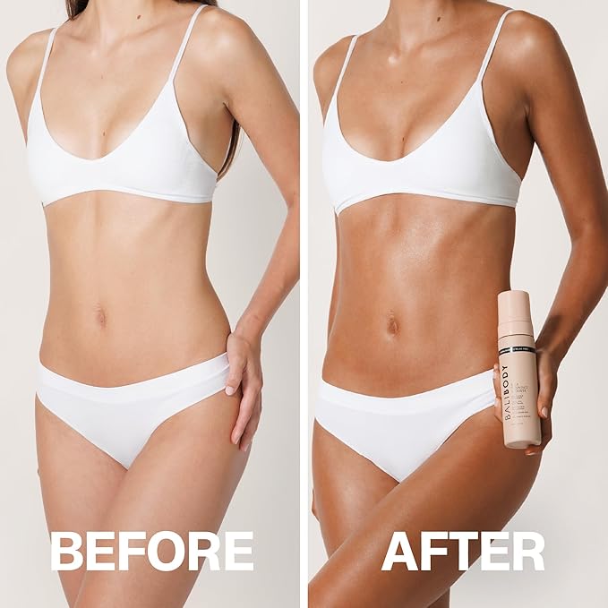 Bali Body Ultra Dark Self Tanner Mousse | Premium Sunless, Tanning Foam | Natural Green-Based Self Tan | Instant Bronze Fake Tan for All Skin Types, Vegan & Cruelty Free (100ml/3.4 fl oz)-FemmiqueWomen