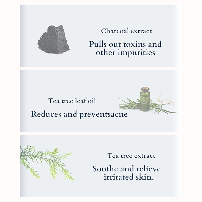 Daily 3 in 1 Facial Cleanser, Exfoliator and Wash-off Mask, Vegan, Cruelty Free, Plastic Free, Travel Friendly, 1 Month Supply Refill (60 Tablets) (Purifying)-FemmiqueWomen