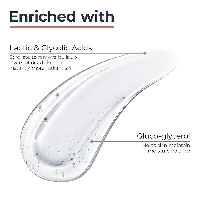 Eucerin Radiant Tone Face Cleanser Gel with 2% Exfoliating AHA Complex, Gentle Face Wash Improves Skin Clarity and Boosts Radiance, All Skin Types, 6.8 Fl Oz Bottle-FemmiqueWomen