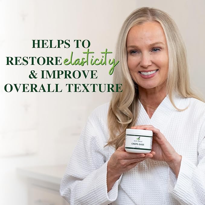 Crepe-Ease - Fragrance Free, Deeply Hydrating Moisturizer Body Butter for Smooth, Firm, Youthful Skin - Powerful Repair Complex with Hyaluronic Acid and Ceramides for Crepey Skin - 4 oz-FemmiqueWomen