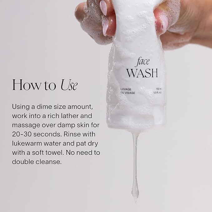 Doctor Rogers Face Wash. Gentle Hydrating Daily Cleanser for Sensitive, Dry & Combination Skin, 5 Ounce (150 ml) Tube-FemmiqueWomen