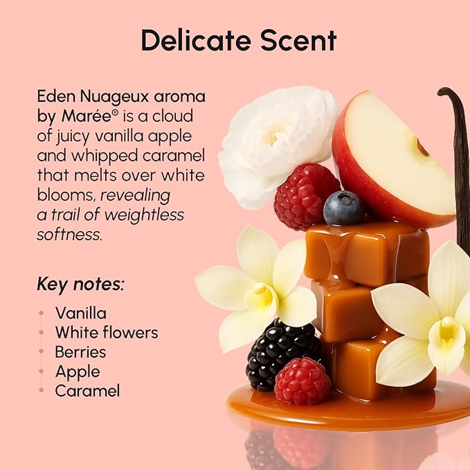 MAREE Moisturizer Body Butter Mousse - Whipped Body Butter for Women Smell Good - Facial Moisturizer for Dry Skin - Face Hand Body Cream for Women & Men with Marine Collagen, Shea Butter & Argan Oil-FemmiqueWomen