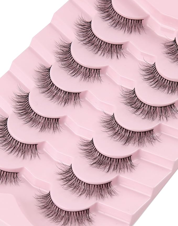 Lashes Wispy False Eyelashes Mink Lashes Natural Lashes Fake Lashes Strip Lashes Cat Eye Lashes Natural Eyelashes UP9-FemmiqueWomen