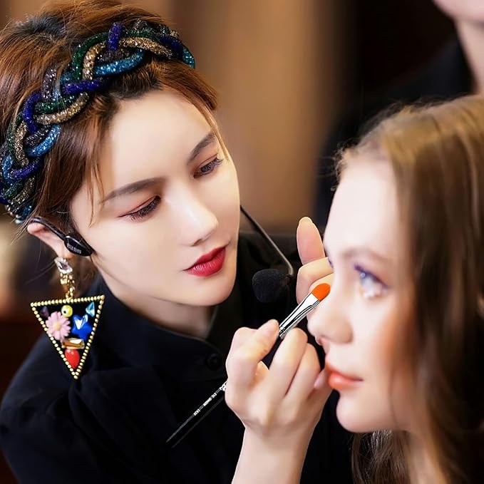 Eye Shadow Primer Applicator Brush for Blending, Concealer, Professional Tools for Applying Cream, Liquid Shadows and Eye Primer Base with Vegan Bristles by EIGSHOW-FemmiqueWomen