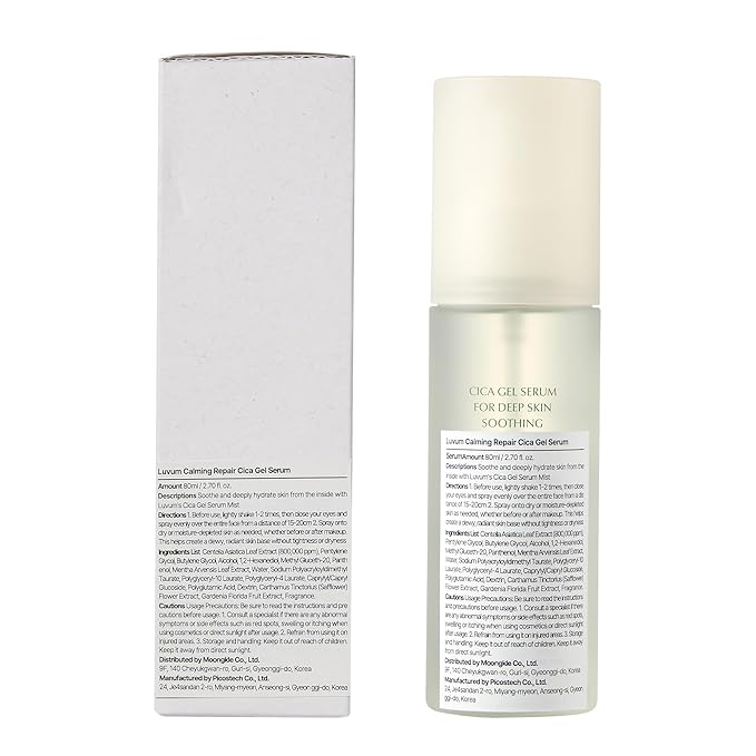 Calming Repair Cica Gel Serum, Centella Mist, Facial Spray, 2.70 fl. oz-FemmiqueWomen